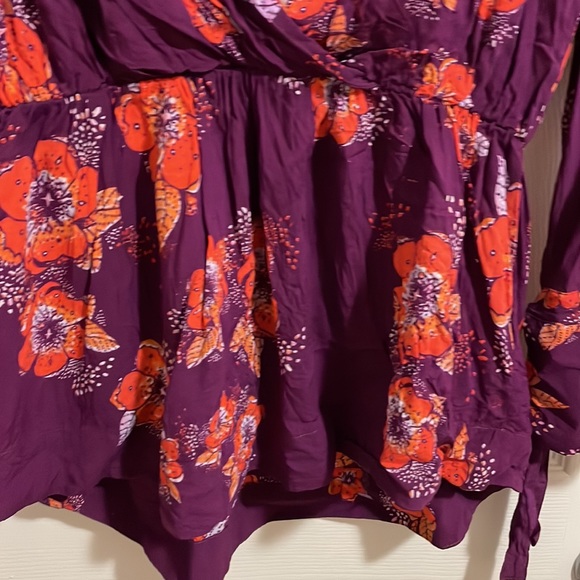EUC Free People floral blouse size small 135 - Picture 4 of 5